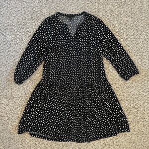 Banana Republic Black and White Polka Dot Dress